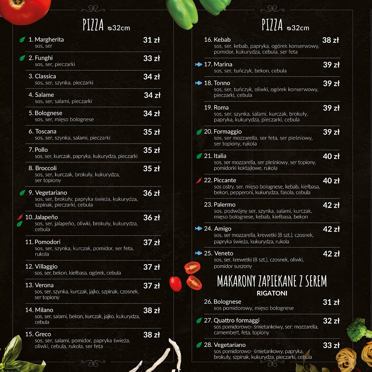 Menu Pizzeria Amigo-1